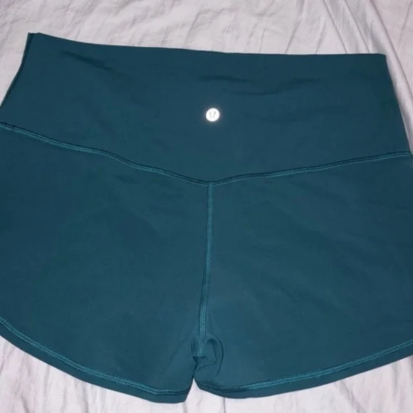 lululemon athletica Deep Teal Athletic Shorts - Picture 4 of 4